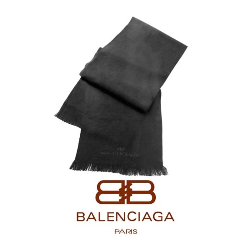 Bufanda negra elegante Balenciaga
