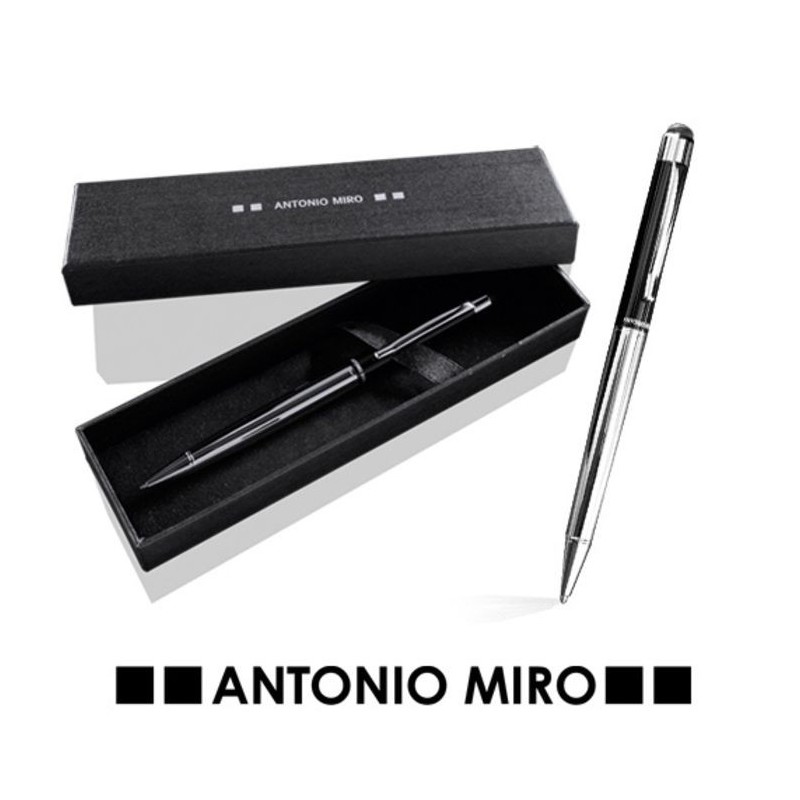 Bolígrafo Roller metálico Antonio Miró