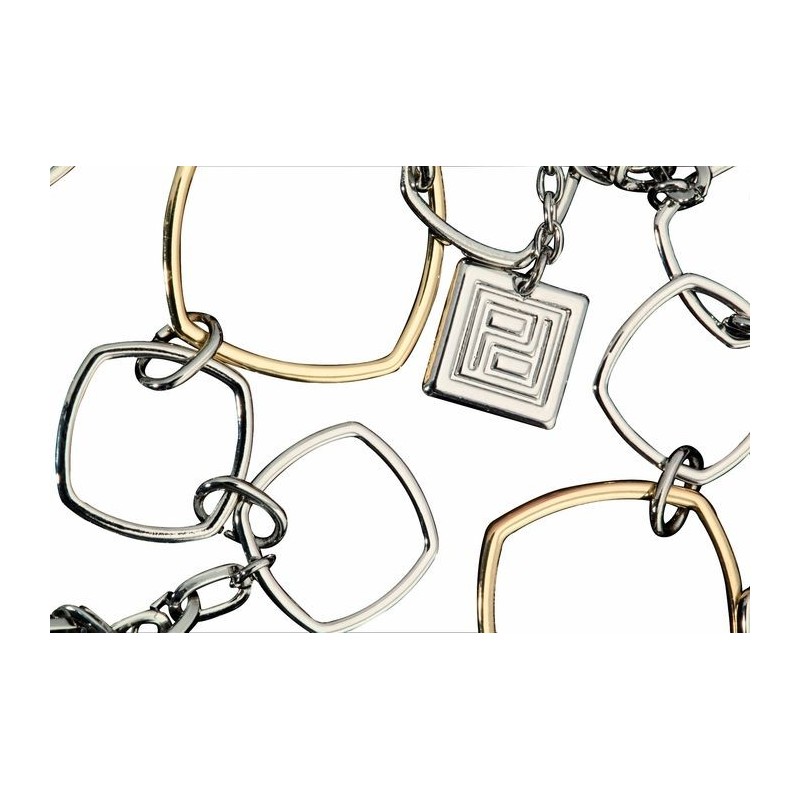 Collar largo de cadena con aros Pertegaz