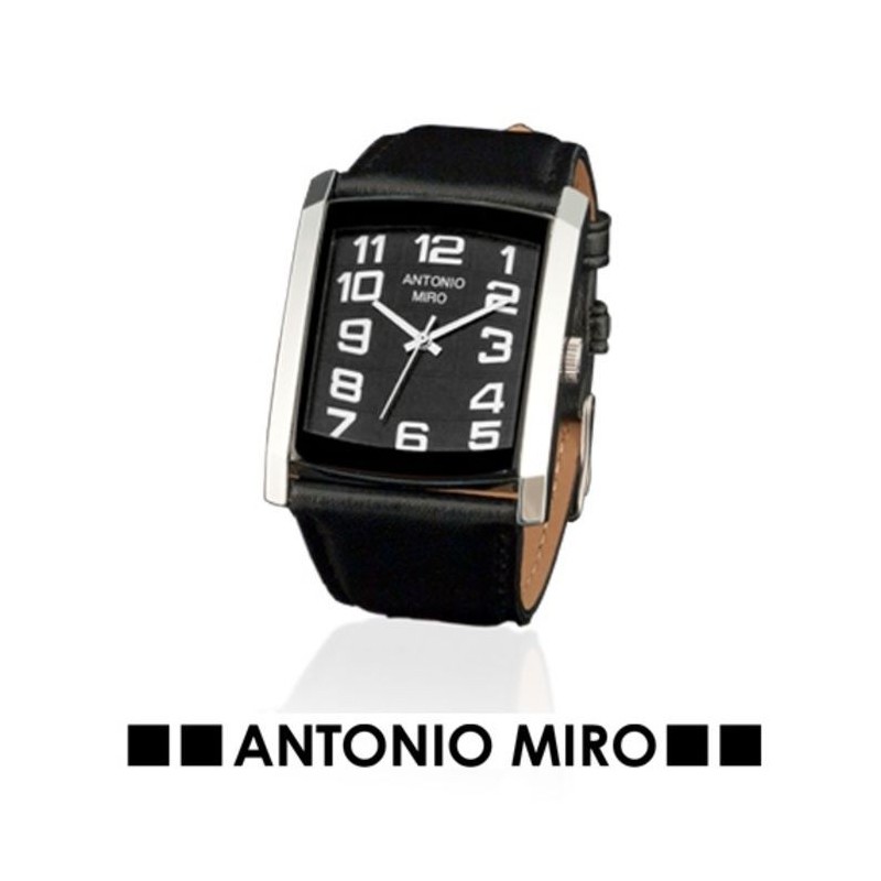 Reloj de cuarzo cuadrado Antonio Miró